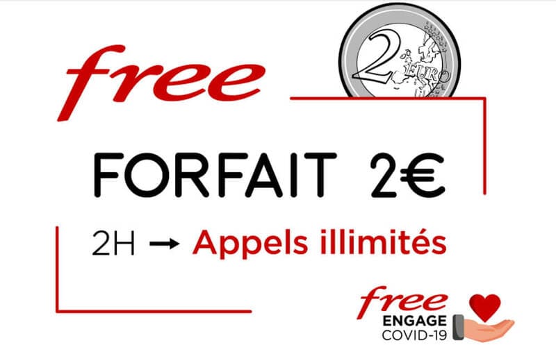Forfait Telephone Free 2 Euros